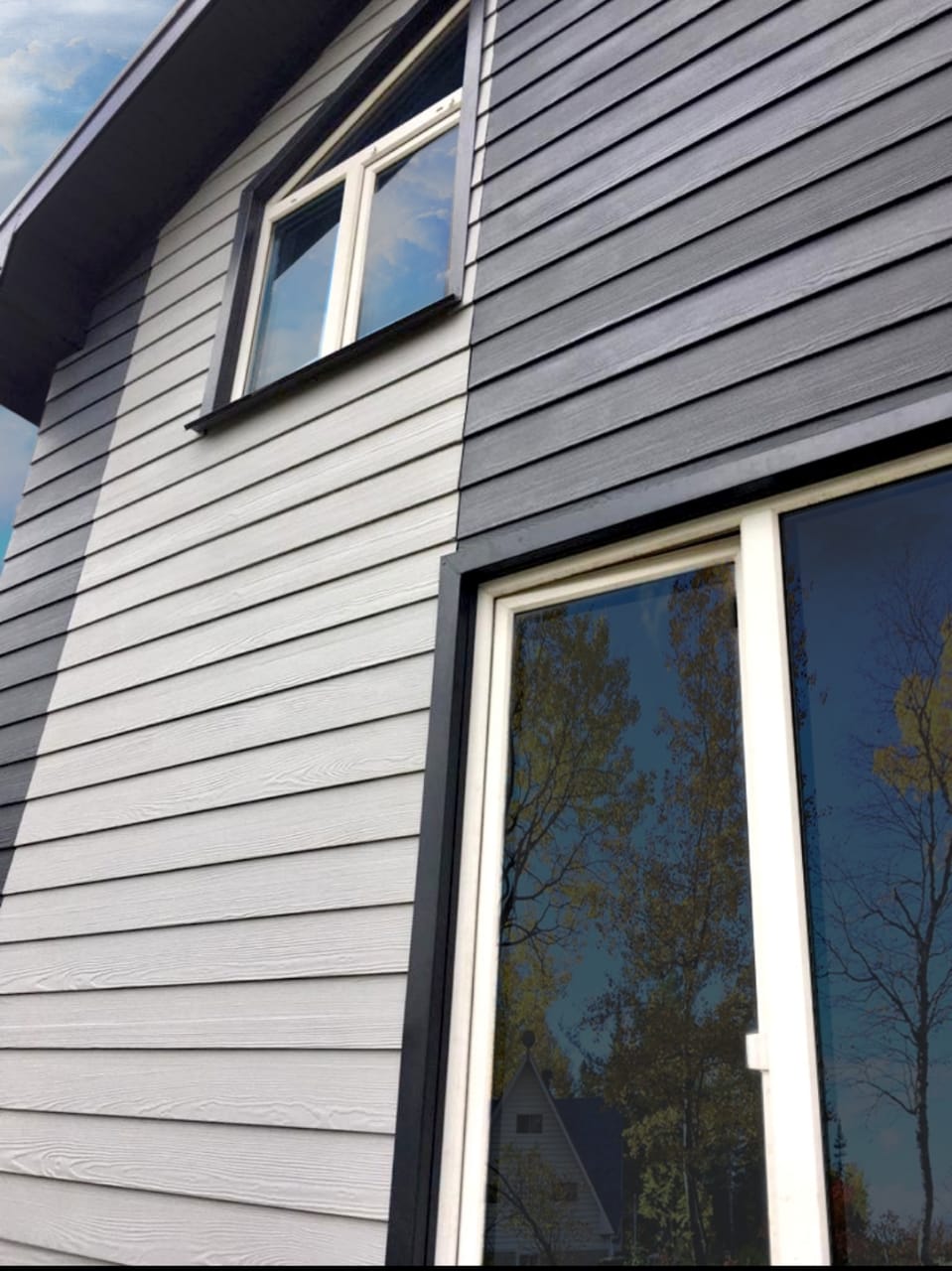 Монтаж фасада из хризотилцементного сайдинга Мастер класс